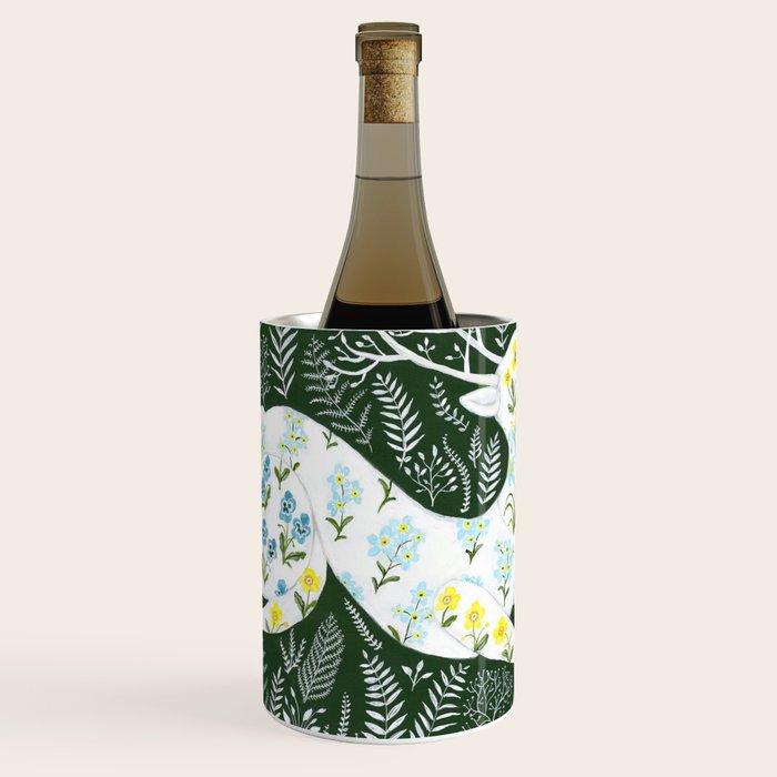 Spring Garden Deer Wine Chiller Gallery Image 1