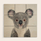 Baby Koala - Colorful Wood Wall Art Gallery Image 1