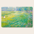 Václav Radimský (1867-1946) On the Dike Colorful Impressionist Landscape Oil Painting Cutting Board Gallery Image 1