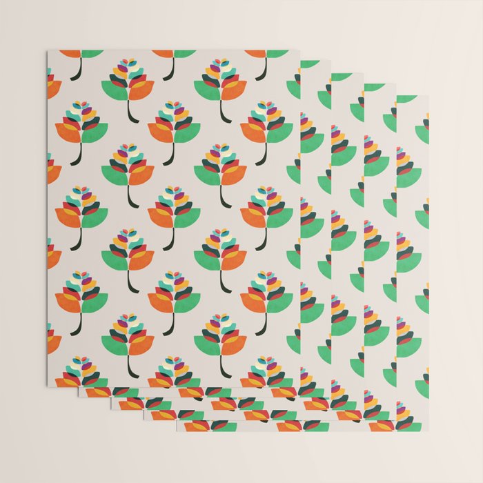 Lotus flower Wrapping Paper Gallery Image 3