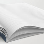 Midcentury Modern Atomic Starburst Pattern in Neutral Blue Gray Tones Notebook Gallery Image 2