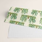 In my happy place - hedgehog meditating in cactus jungle Wrapping Paper Gallery Image 2