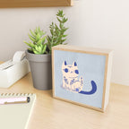 Delft Pottery Cat Butt Mini Art Print Gallery Image 2