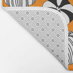 Autumn pumpkin harvest art pattern Bath Mat Gallery Image 2