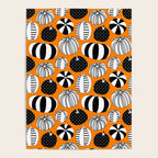 Autumn pumpkin harvest art pattern Poster Gallery Image 4
