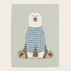 Whimsical Polar Bear Poster Gallery Image 4