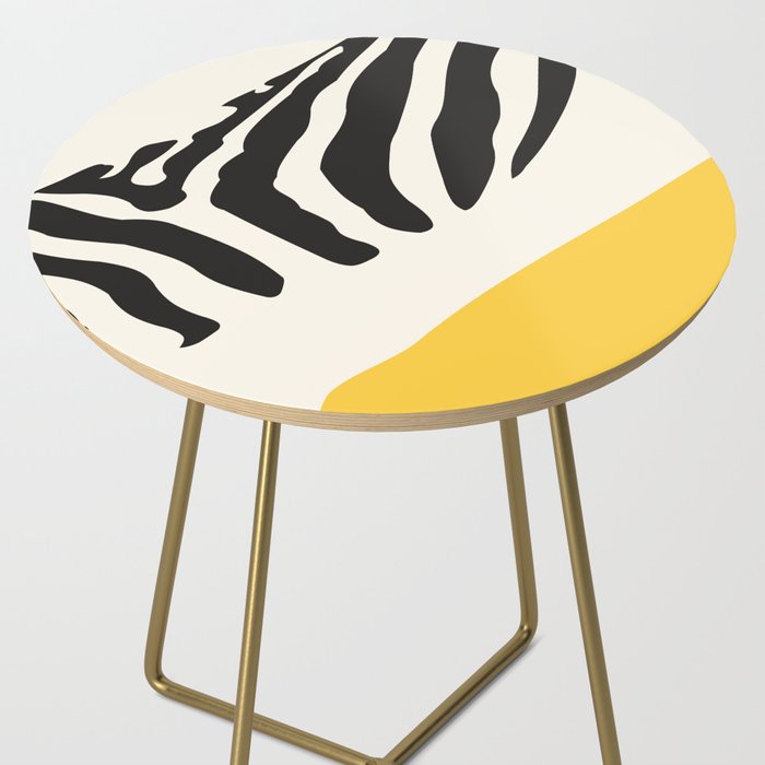 Zebra Abstract Side Table Gallery Image 2