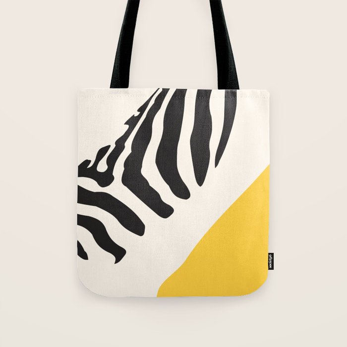 Zebra Abstract Tote Bag Gallery Image 1
