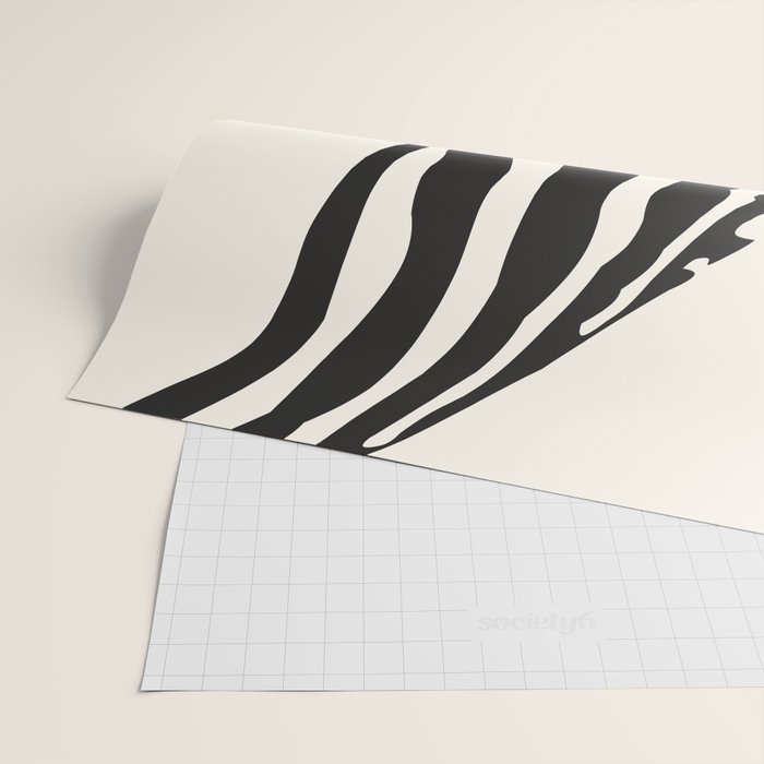 Zebra Abstract Wrapping Paper Gallery Image 2
