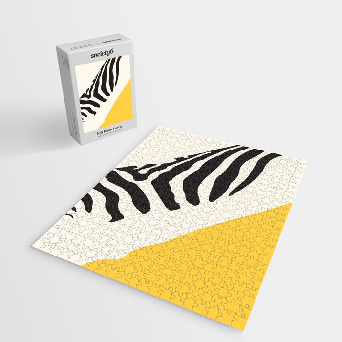 Zebra Abstract Jigsaw Puzzle Gallery Image 2