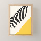 Zebra Abstract Mini Art Print Gallery Image 1