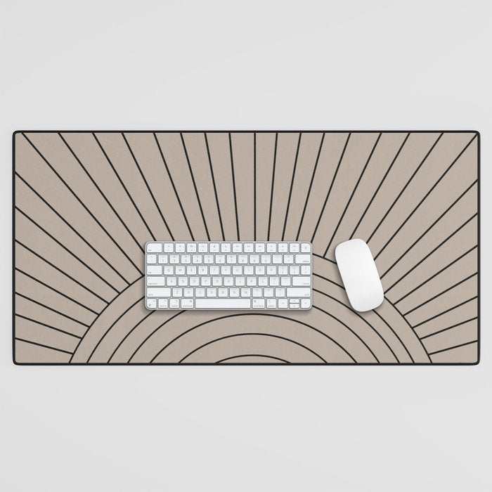 Boho Minimalistic Art Desk Mat Gallery Image 1