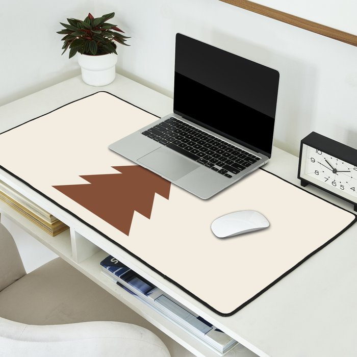 Joy (Cream Brown) Desk Mat Gallery Image 2