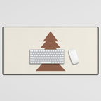 Joy (Cream Brown) Desk Mat Gallery Image 1
