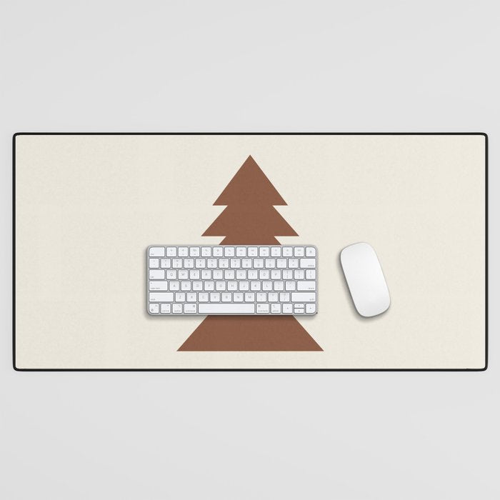 Joy (Cream Brown) Desk Mat Gallery Image 1