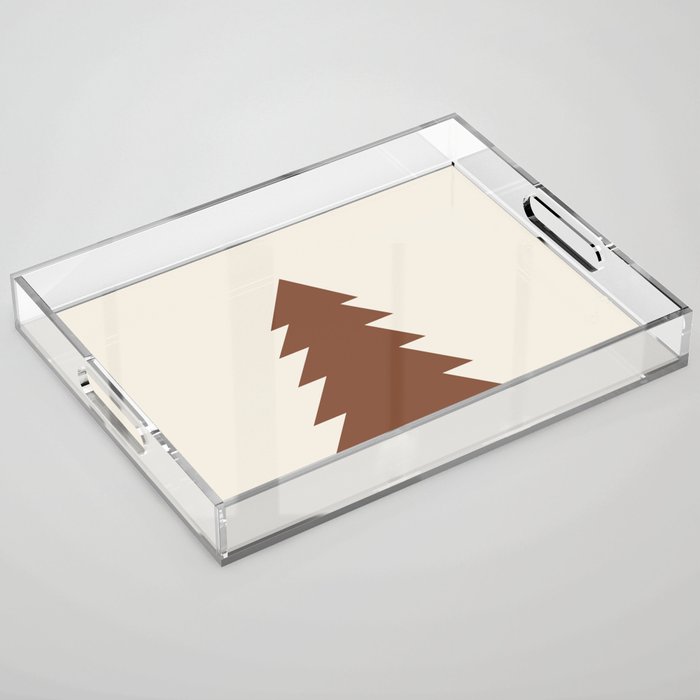 Joy (Cream Brown) Acrylic Tray Gallery Image 1