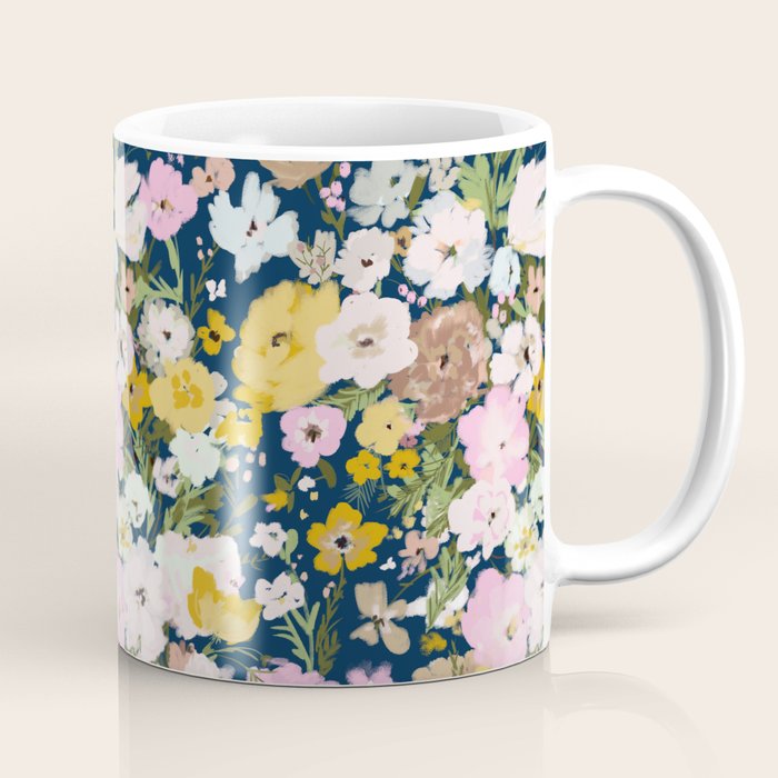 Flower Stand - blue Coffee Mug Gallery Image 1