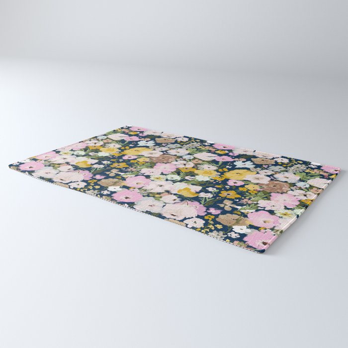 Flower Stand - blue Rug Gallery Image 3