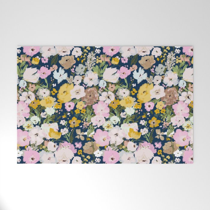 Flower Stand - blue Welcome Mat Gallery Image 1