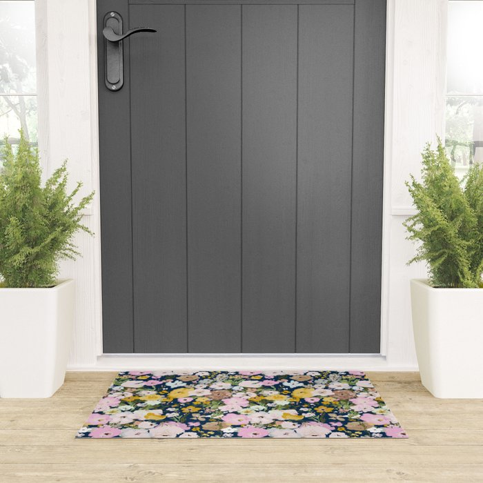 Flower Stand - blue Welcome Mat Gallery Image 3