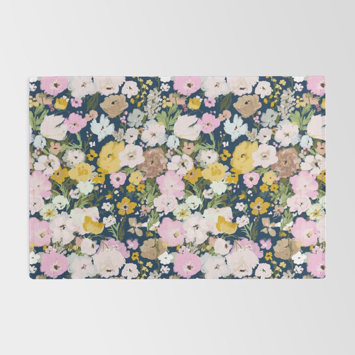 Flower Stand - blue Rug Gallery Image 2