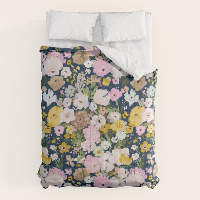 Flower Stand - blue Comforter Gallery Image 1