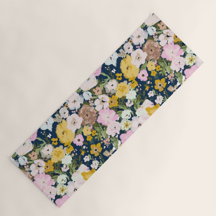 Flower Stand - blue Yoga Mat Gallery Image 1