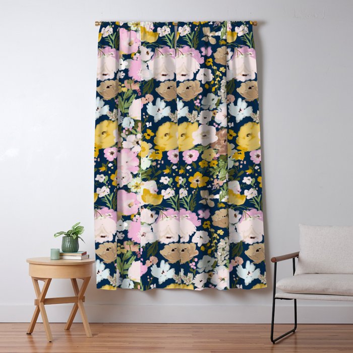 Flower Stand - blue Window Curtain Gallery Image 5