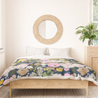 Flower Stand - blue Duvet Cover Gallery Image 3