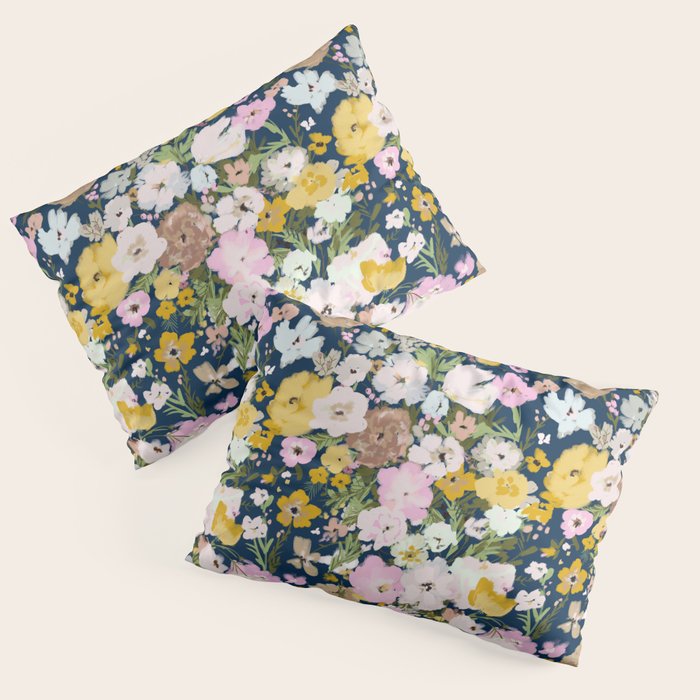 Flower Stand - blue Pillow Sham Gallery Image 3