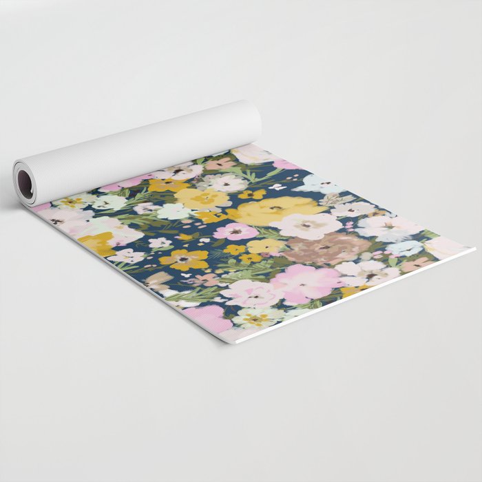 Flower Stand - blue Yoga Mat Gallery Image 2