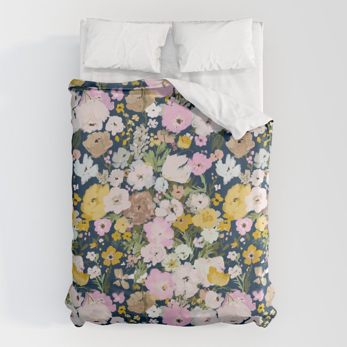 Flower Stand - blue Duvet Cover Gallery Image 1