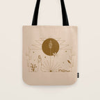 It Was All A Dream - Tan & Rust Tote Bag Gallery Image 1