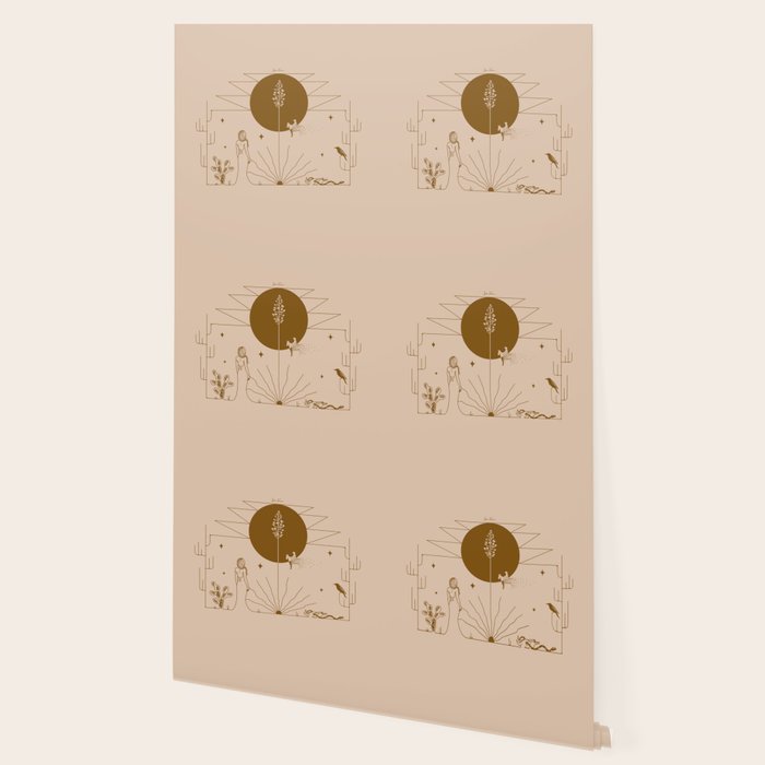 It Was All A Dream - Tan & Rust Wallpaper Gallery Image 2