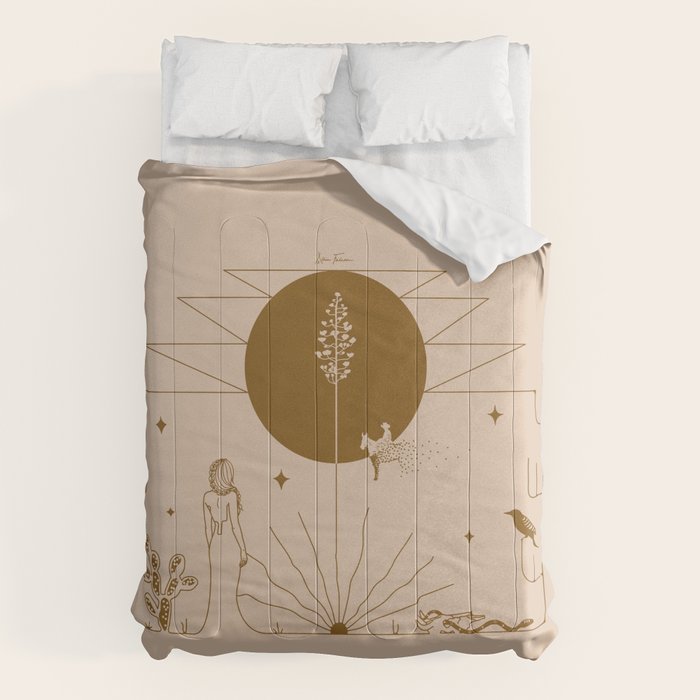 It Was All A Dream - Tan & Rust Comforter Gallery Image 1