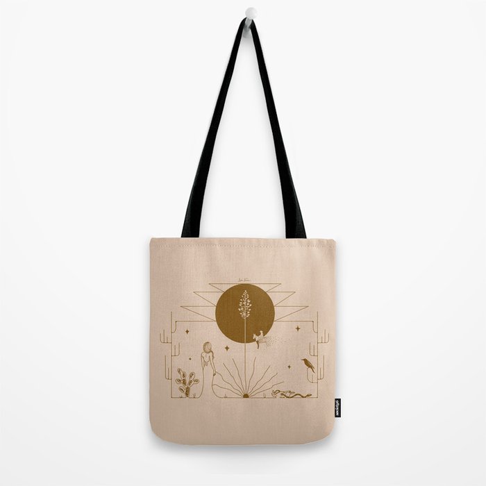 It Was All A Dream - Tan & Rust Tote Bag Gallery Image 2