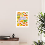 Kitchen Snacks & Apps in Berry Pink Poster Gallery Image 2
