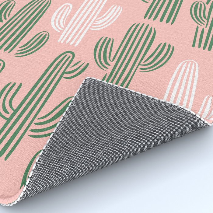 Cactus plant doodle art pattern Rug Gallery Image 4
