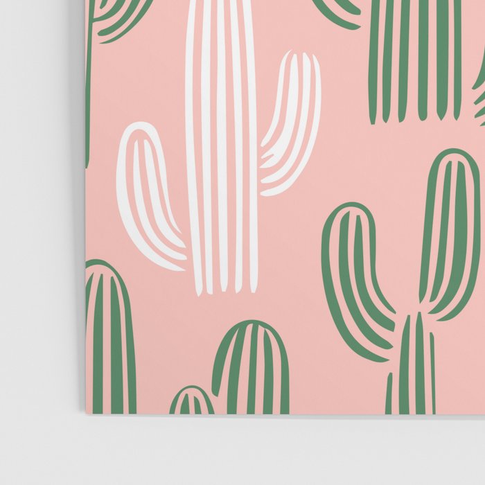 Cactus plant doodle art pattern Poster Gallery Image 3