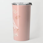 Can I Pet Your Dog - Rose Gold & Blush Palette Travel Mug Gallery Image 2