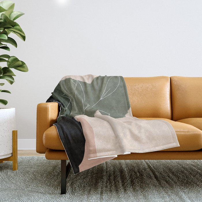 Boho print Throw Blanket Gallery Image 1