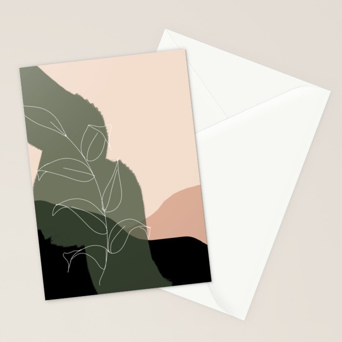 Boho print Stationery Card Gallery Image 2