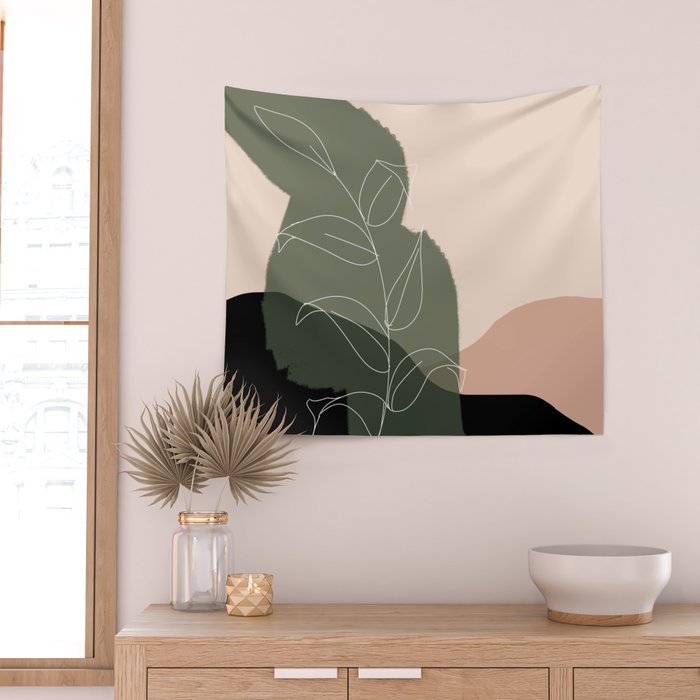 Boho print Wall Tapestry Gallery Image 2