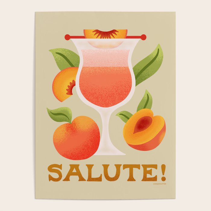 Bellini - Amalfi Coast Cocktails Poster Gallery Image 4