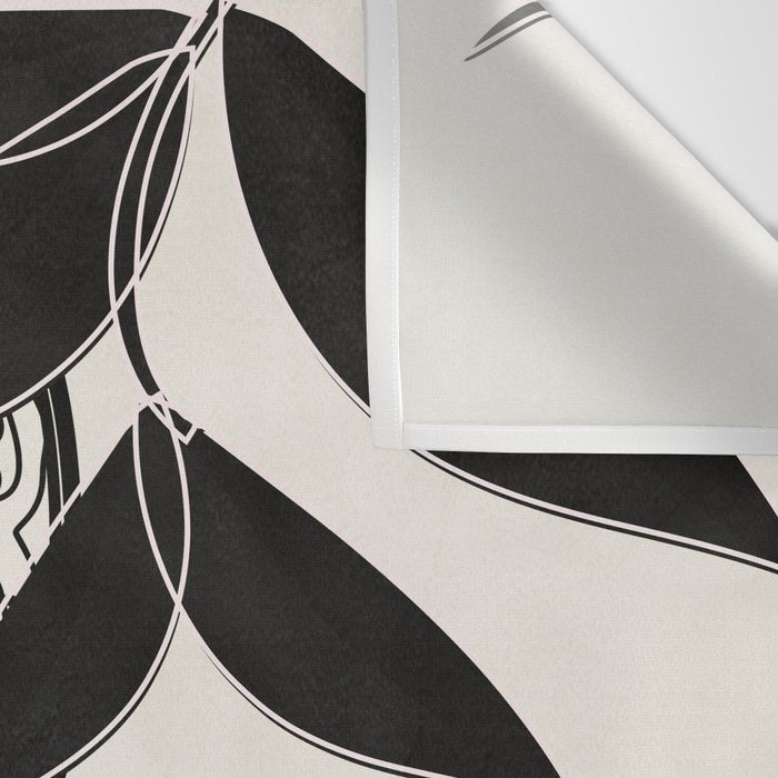 Line Art Pomegranates 1 Wall Tapestry Gallery Image 3