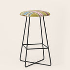 Subtle Plaid Warmth Stool Gallery Image 1