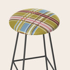 Subtle Plaid Warmth Stool Gallery Image 2