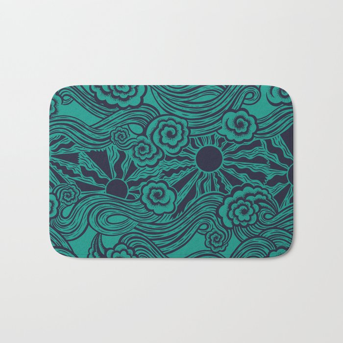 Happy Waves Bath Mat Gallery Image 1
