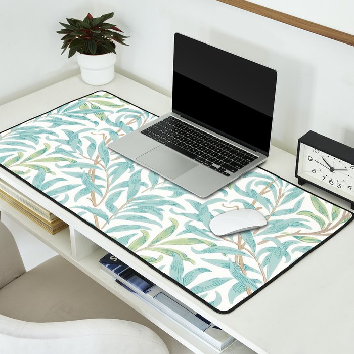 William Morris Willow Bough Seaglass Willow Desk Mat Gallery Image 2