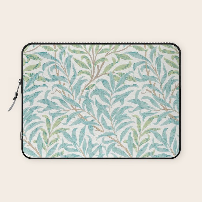 William Morris Willow Bough Seaglass Willow Laptop Sleeve Gallery Image 1